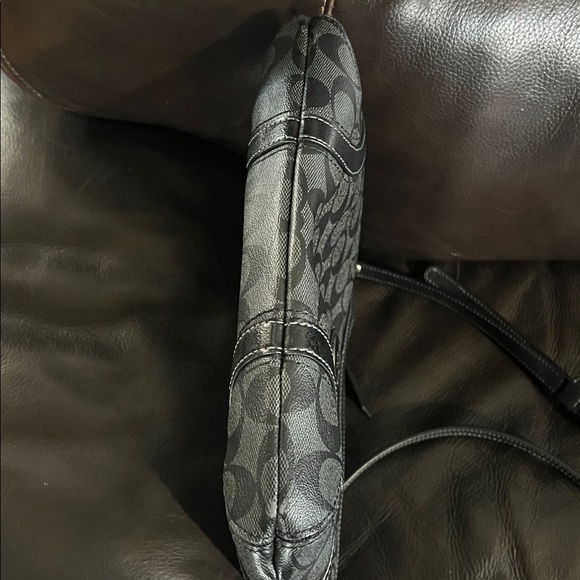 Coach Black Signature Canvas Crossbody Bag - Picture 4 of 5